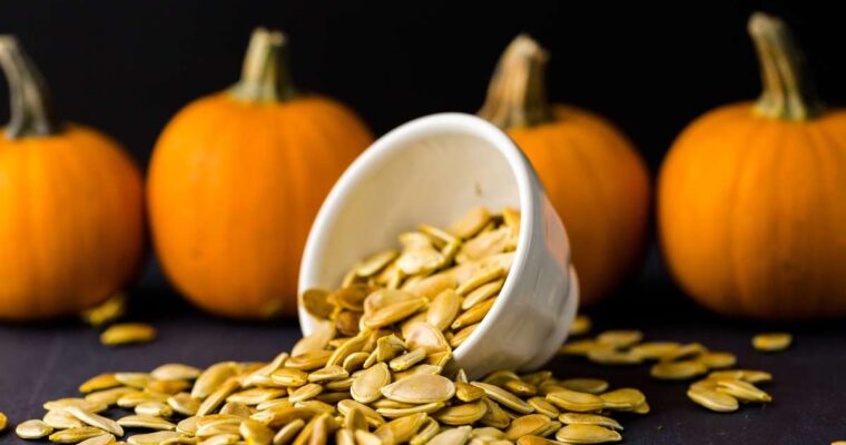 Salt and Vinegar Roasted Pumpkin Seeds