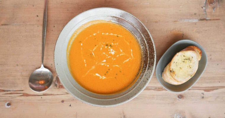 Vegan Carrot and Coriander Soup