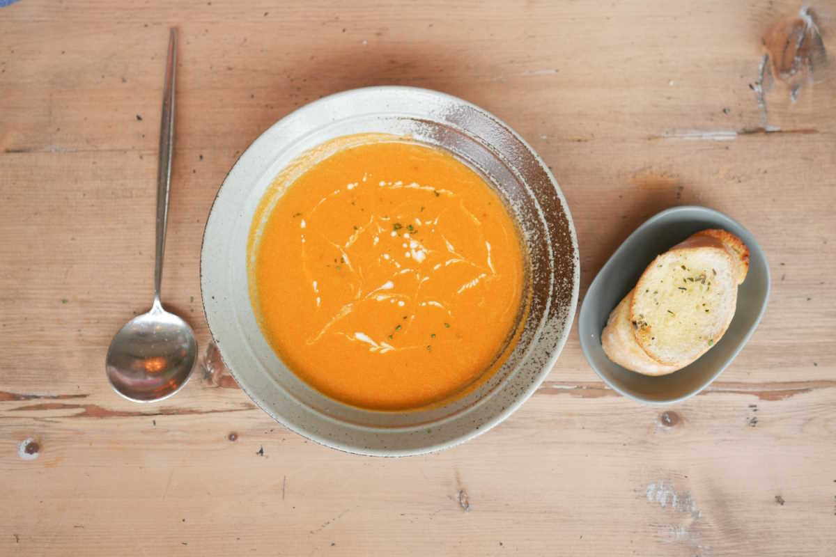 Vegan Carrot and Coriander Soup