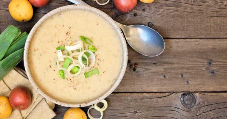 Vegan Leek and Potato Soup