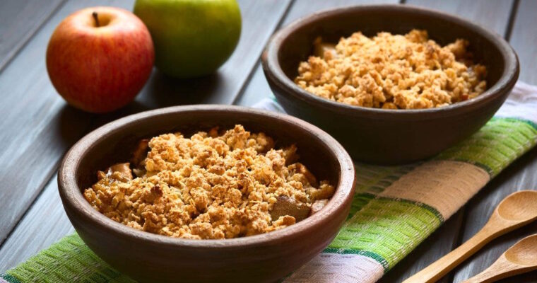 Vegan Apple Crumble with Oats