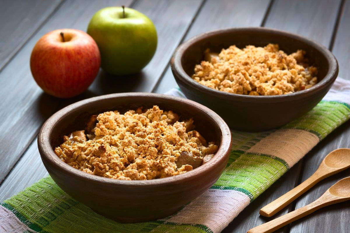 Vegan Apple Crumble with Oats