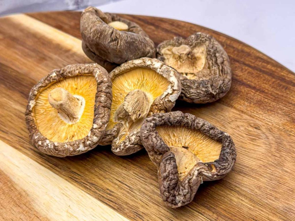 Dried shiitake mushrooms