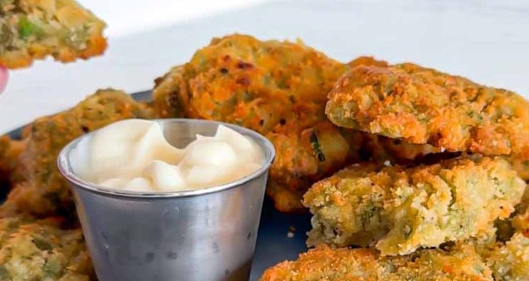 Crispy Samphire and Pickle Fritters