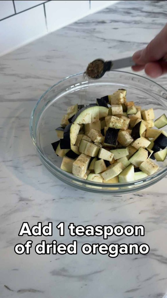 Add teaspoon of herbs