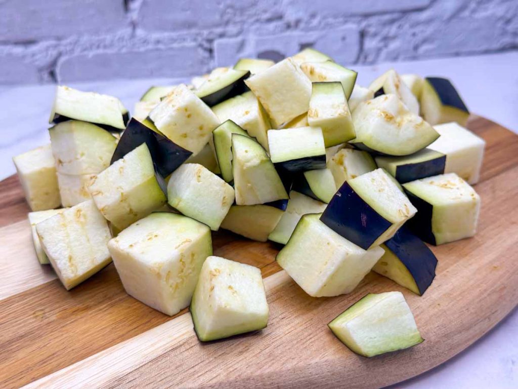 Chopped Aubergine